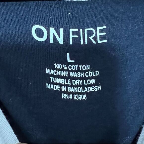 On Fire womens Love Long sleeve shirt size large - Picture 5 of 6